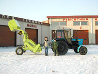 Snow Russia beach cleaner application