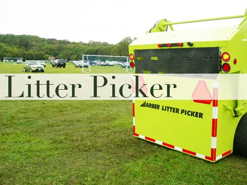 litter collection machine photo