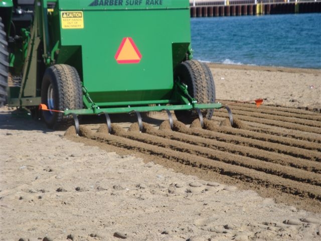 e. coli beach cleaner rake