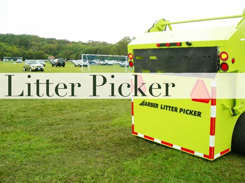 litter collection machine photo