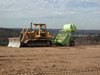 turf rake камнеуборщик на свалке