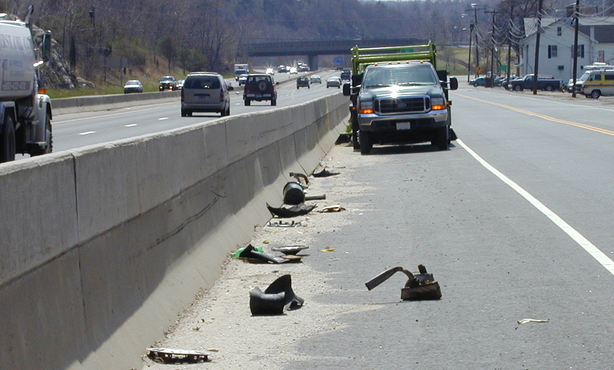 ROAD RAKE Roadside Debris Cleaning Applications
