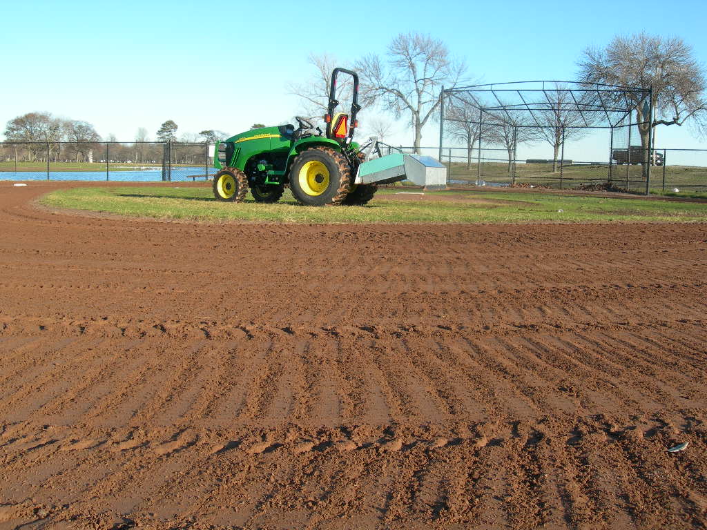 Soil Screener & Groomer for Infields, Playgrounds, Volleyball Courts, and More